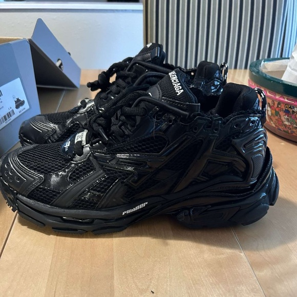 Authentic Balenciaga Track Runners black Size 11 - Picture 4 of 5
